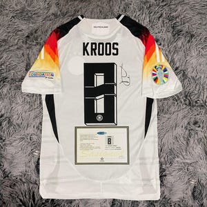 Toni Kroos SIGNED Germany 24/25 Final Home Jersey/Shirt - COA - 2024