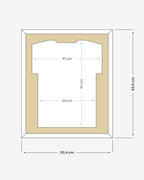 PREMIUM Jersey frame made of solid wood