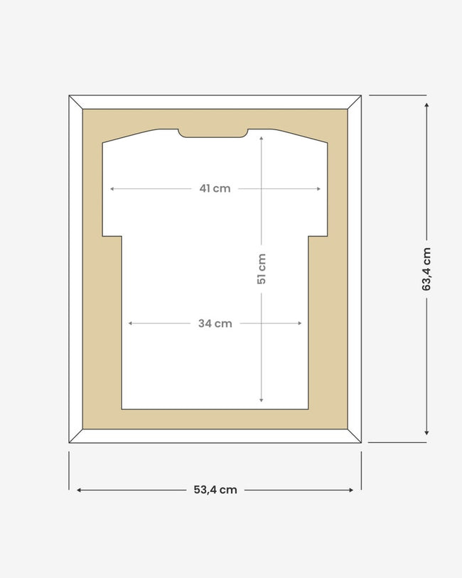 PREMIUM Jersey frame made of solid wood Main Image