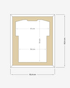 PREMIUM Jersey frame made of solid wood