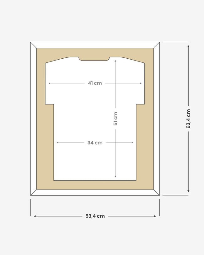 PREMIUM Jersey frame made of solid wood Main Image