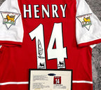 Thierry Henry SIGNED Arsenal 03/04 Home Jersey/Shirt - COA - 2003