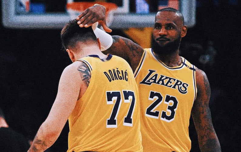 Luka Doncic SIGNED Dončić Signature LA Lakers Yellow Home Shirt/Jersey - COA - 24/25