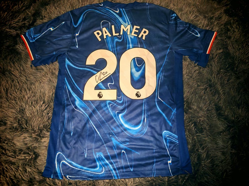 Cole Palmer SIGNED Chelsea 24/25 Home Jersey/Shirt - COA - 2024