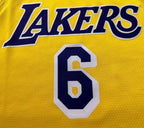 Lebron James SIGNED Signature LA Lakers Yellow Home Shirt/Jersey - COA 21/22
