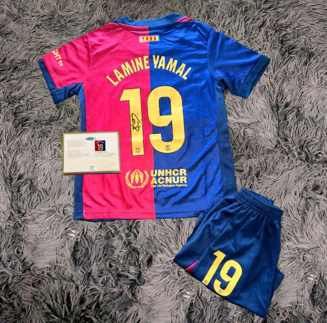 Lamine Yamal SIGNED Barcelona 24/25 Home Jersey/Shirt - COA - 2025 Hover Image