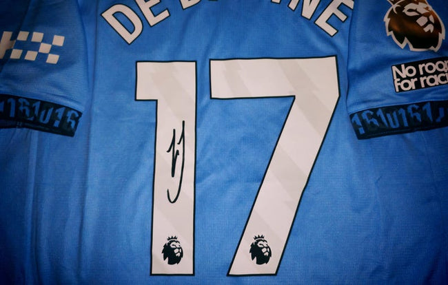Kevin De Bruyne SIGNED Man City 24/25 FINAL Home Jersey/Shirt - COA - 2025 Main Image