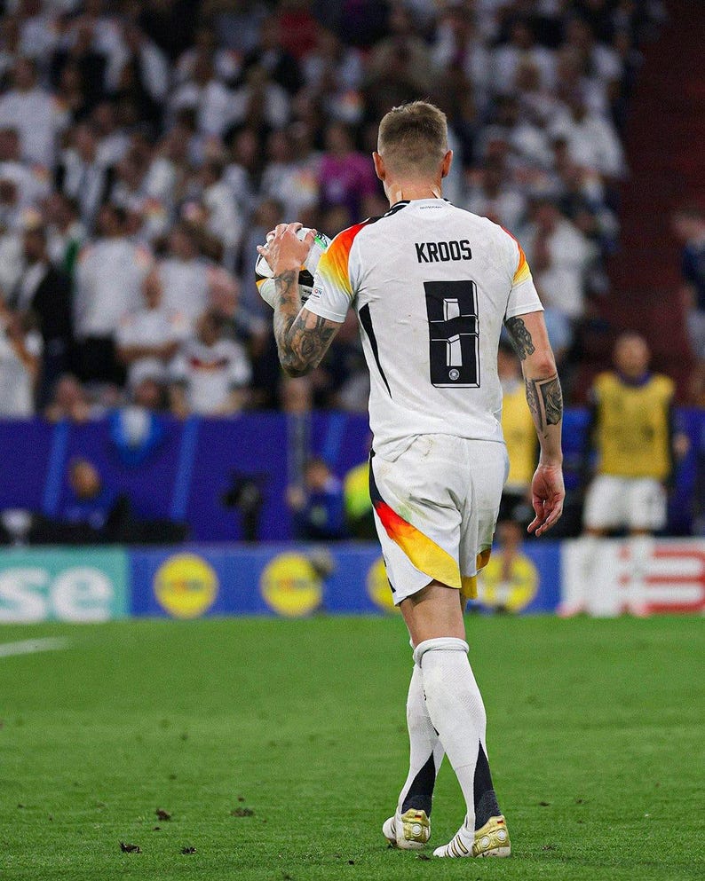 Toni Kroos SIGNED Germany 24/25 Final Home Jersey/Shirt - COA - 2024