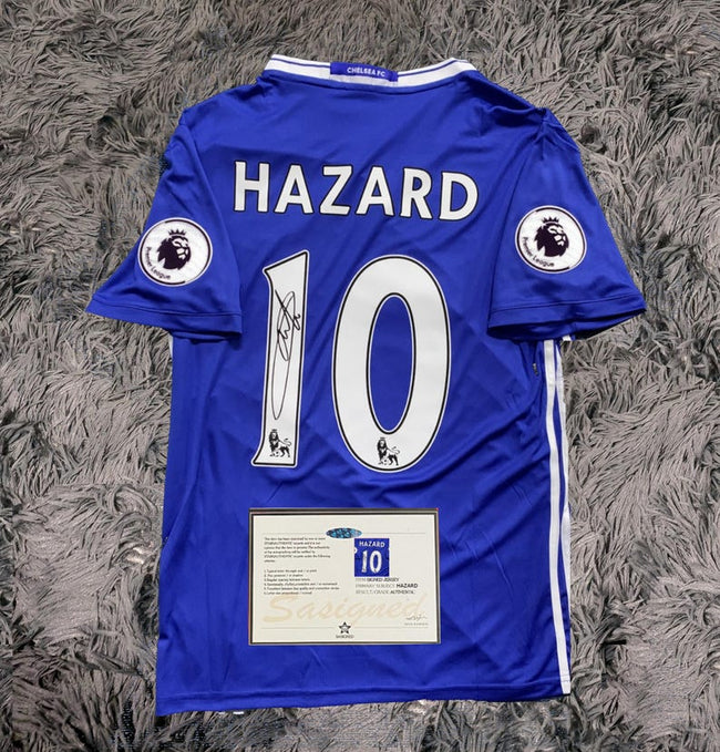 Eden Hazard SIGNED Chelsea 15/16 Home Jersey/Shirt - COA - 2015 Hover Image