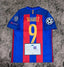 Luis Suarez SIGNED Barcelona 16/17 Home UCL Jersey/Shirt - COA - Retro