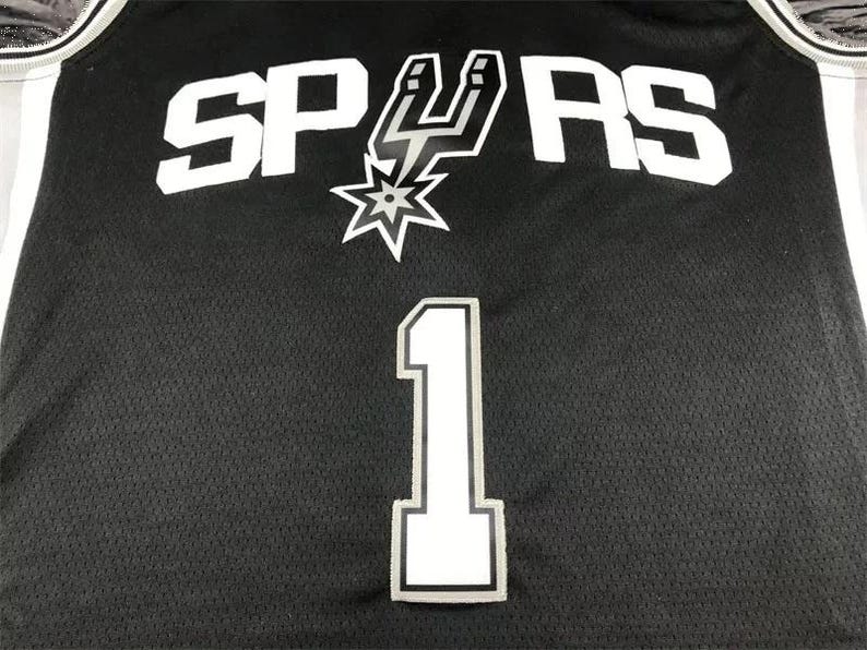 Victor Wembanyama SIGNED 'Roy 24' Spurs NBA #1 Signature Jersey/Shirt + COA 24/25