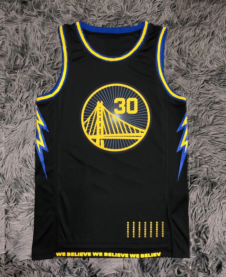 Stephen Curry SIGNED 4X Champ 21/22 Golden State Warriors Jersey - COA -