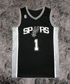 Victor Wembanyama SIGNED 'Roy 24' Spurs NBA #1 Signature Jersey/Shirt + COA 24/25