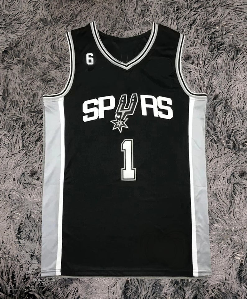 Victor Wembanyama SIGNED 'Roy 24' Spurs NBA #1 Signature Jersey/Shirt + COA 24/25