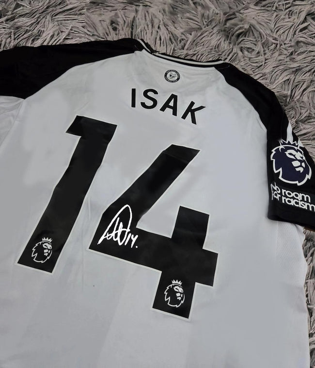 Alexander Isak SIGNED Newcastle 24/25 FINAL Home Jersey/Shirt - COA - 2024 Main Image
