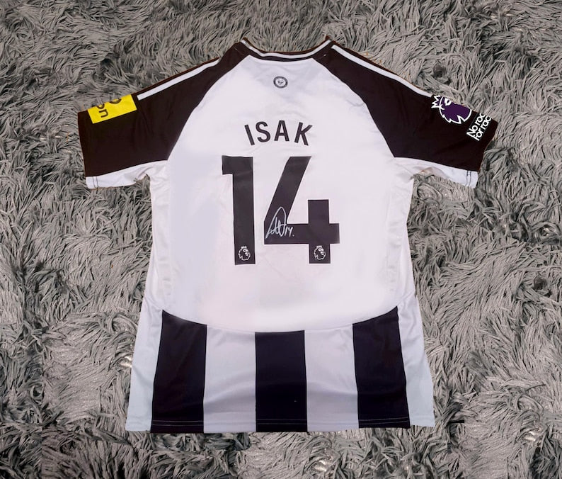 Alexander Isak SIGNED Newcastle 24/25 FINAL Home Jersey/Shirt - COA - 2024