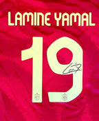 Lamine Yamal SIGNED Spain 23/24 Final Home Jersey/Shirt - COA - 2024
