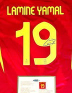Lamine Yamal SIGNED Spain 23/24 Final Home Jersey/Shirt - COA - 2024