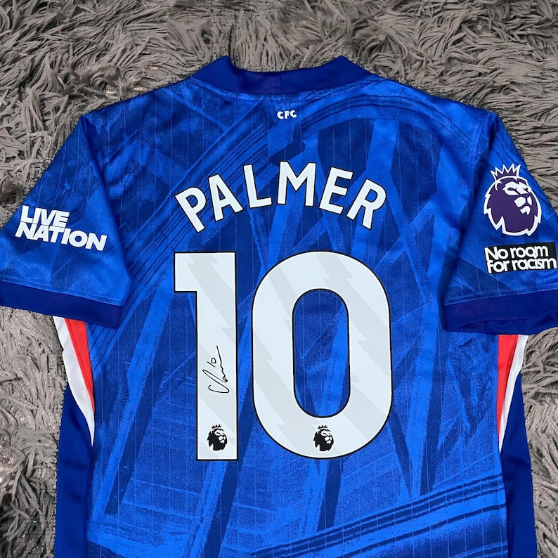 Cole Palmer SIGNED Chelsea 25/26 Home Jersey/Shirt - COA - 2025