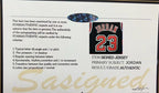 Michael Jordan SIGNED #23 Bulls - Black Alternate - Shirt Jersey - COA -