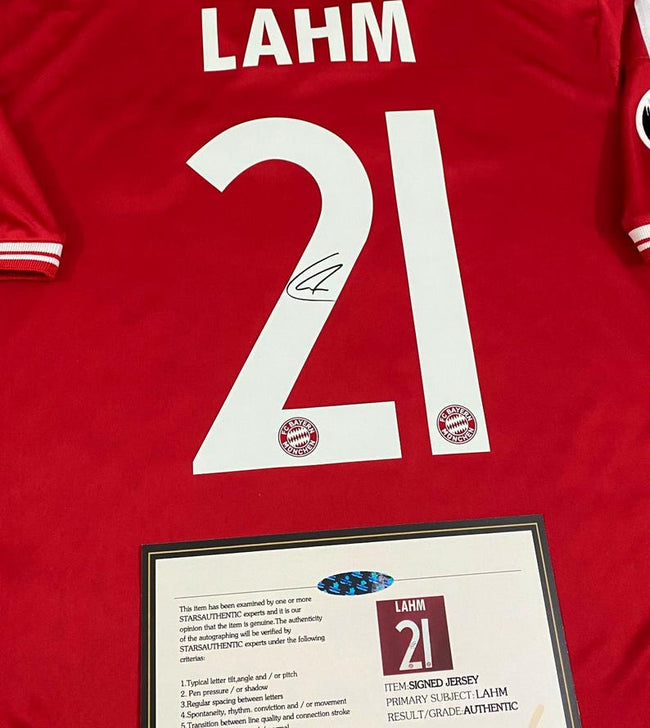 Philipp Lahm SIGNED Bayern 12/13 UCL Final Home Jersey/Shirt - COA - 2012 Retro Main Image