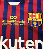 Andrés Iniesta SIGNED Barcelona 17/18 INFINITY Final Home Jersey/Shirt - COA - 2017