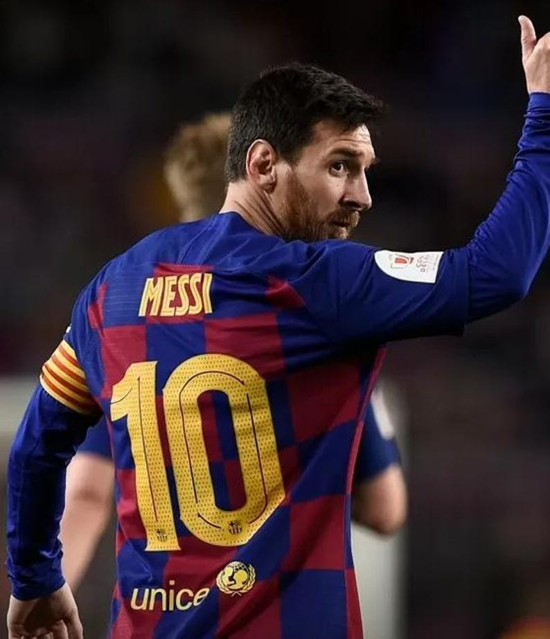 Lionel Messi SIGNED Barcelona 19/20 Home Jersey/Shirt - COA - Retro 2019