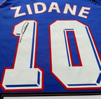 Zinedine Zidane SIGNED France 97/98 Home Jersey/Shirt - COA - 1998 Retro