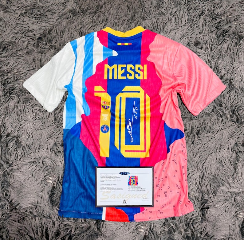 Lionel Messi SIGNED Special GOAT 25/26 Career Legacy Jersey/Shirt - COA - 2025