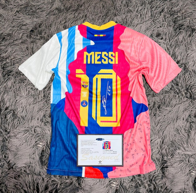 Lionel Messi SIGNED Special GOAT 25/26 Career Legacy Jersey/Shirt - COA - 2025 Hover Image
