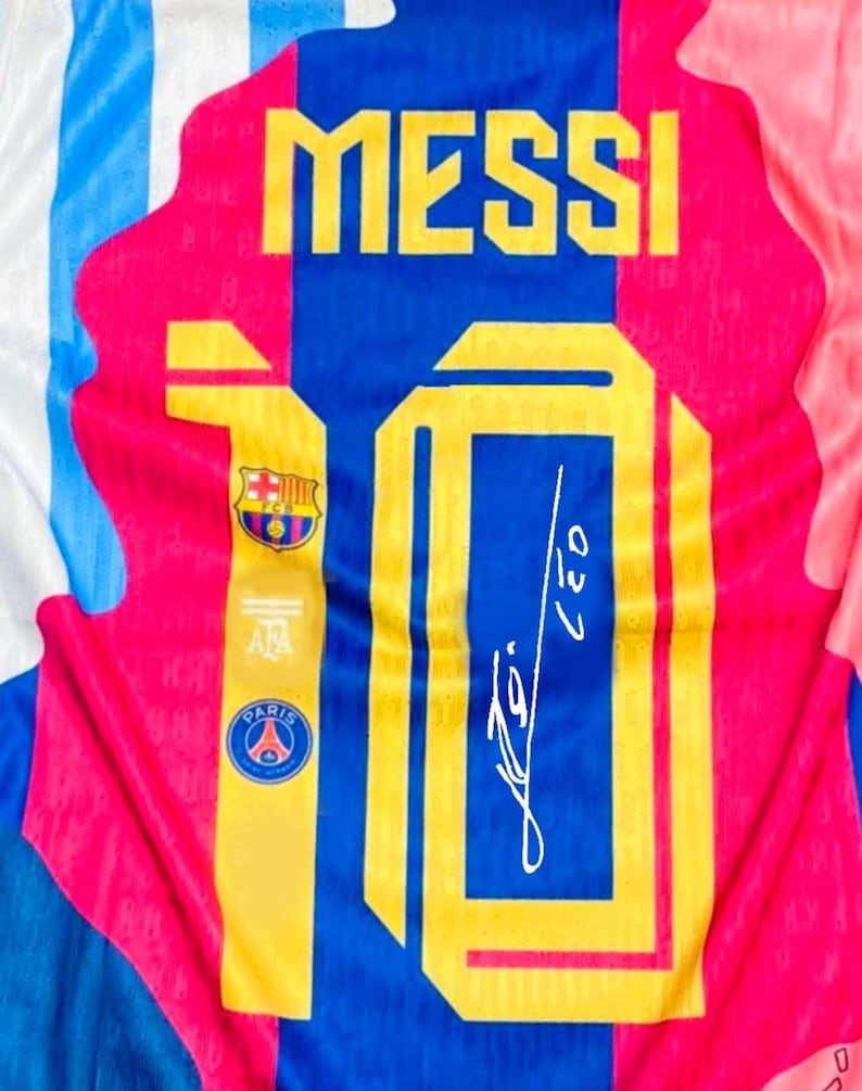 Lionel Messi SIGNED Special GOAT 25/26 Career Legacy Jersey/Shirt - COA - 2025