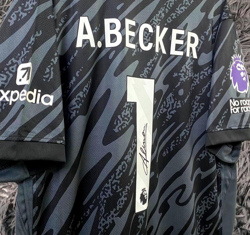 Alisson Becker SIGNED Liverpool 24/25 Home Goalkeeper Jersey/Shirt - COA - 2025