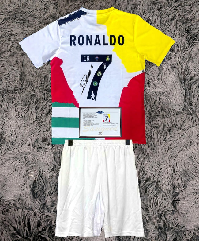 Cristiano Ronaldo SIGNED Special GOAT 25/26 Career Legacy Jersey/Shirt - COA - 2025 Main Image