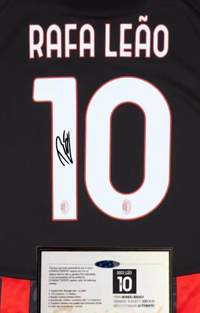 Rafael Leao SIGNED AC Milan 25/26 Home Jersey/Shirt - COA - 2025 Main Image